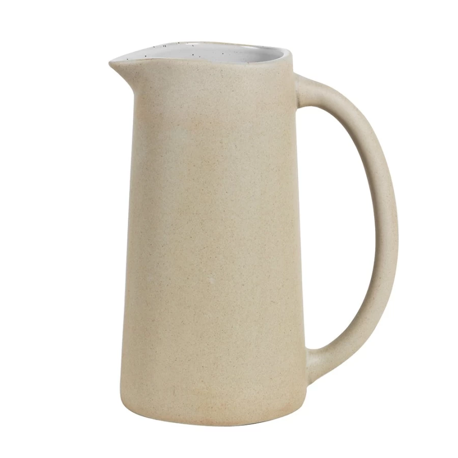 Robert Gordon White Speckle Water Jug - Table of Plenty Design