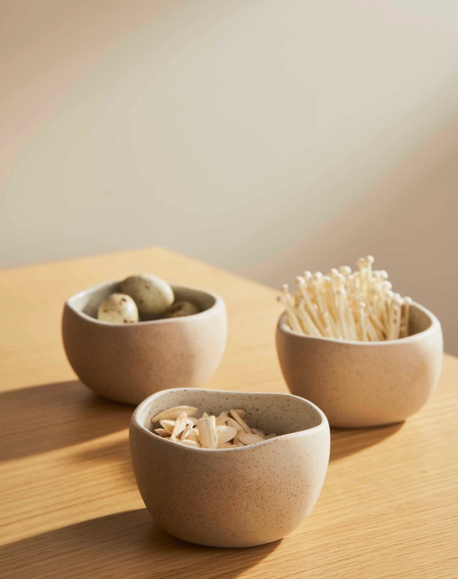Robert Gordon Ceramic Dip Bowls Set of 3 - Garden to Table Serving Dishes