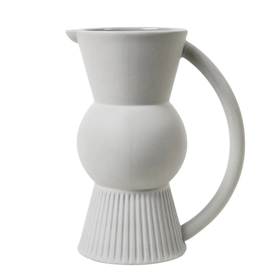 Robert Gordon Poet's Dream Water Jug - Elegant Cashmere Finish Ceramic Pitcher for Home Decor
