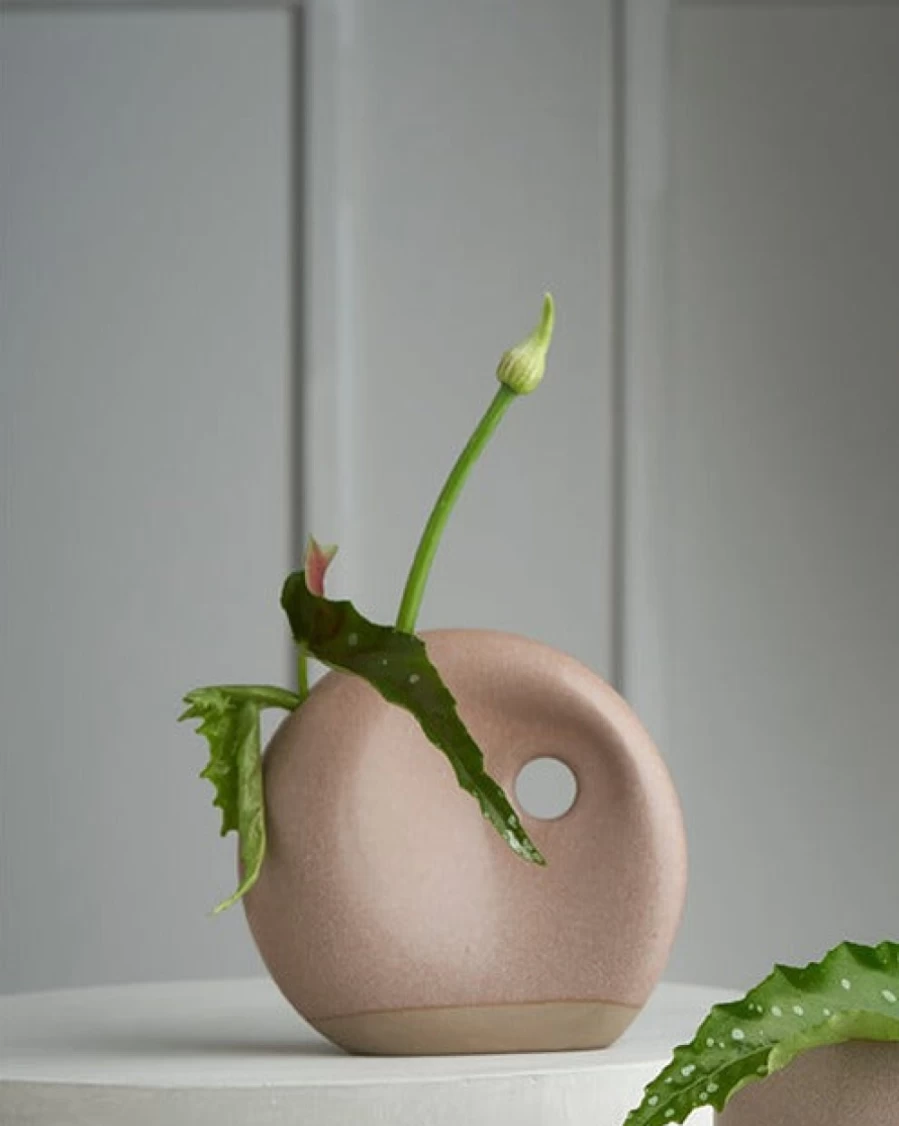 Robert Gordon Eternity Vase in Marle Blush - Ceramic Home Decor