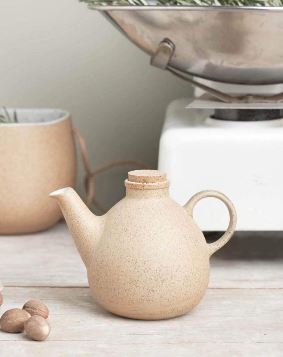 Robert Gordon Ceramic Oil Pourer - Garden to Table Drizzling Bottle for Kitchen & Dining