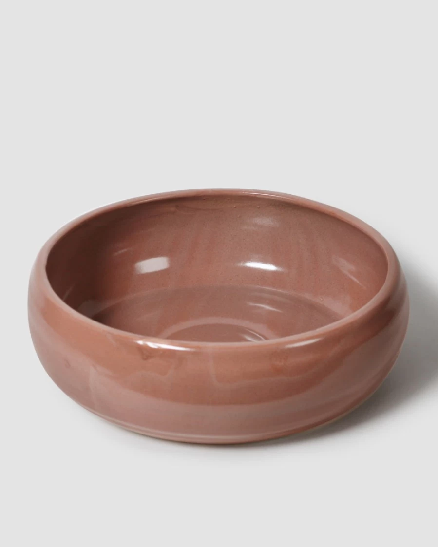 Robert Gordon Ceramic Salad Bowl - Desert Rose Design for Dining & Entertaining