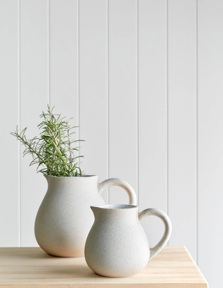 Robert Gordon Large Garden To Table Jug - Handcrafted Ceramic Pitcher for Outdoor & Home Decor
