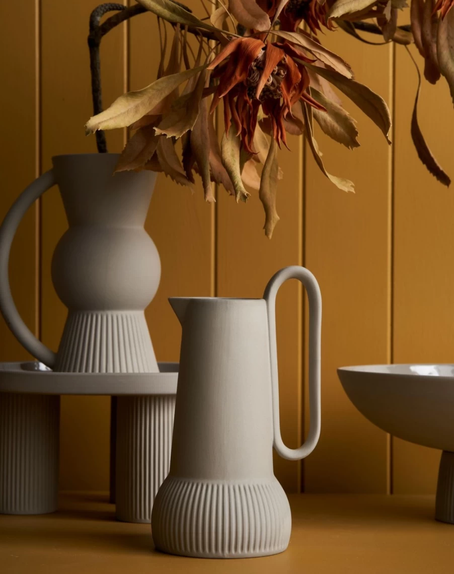 Robert Gordon Poet's Dream Jug - Cashmere Ceramic Pitcher, Elegant Home Decor