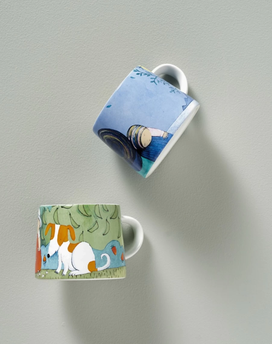 Robert Gordon Children's Mug - Kissed By The Moon Ceramic Cup for Kids