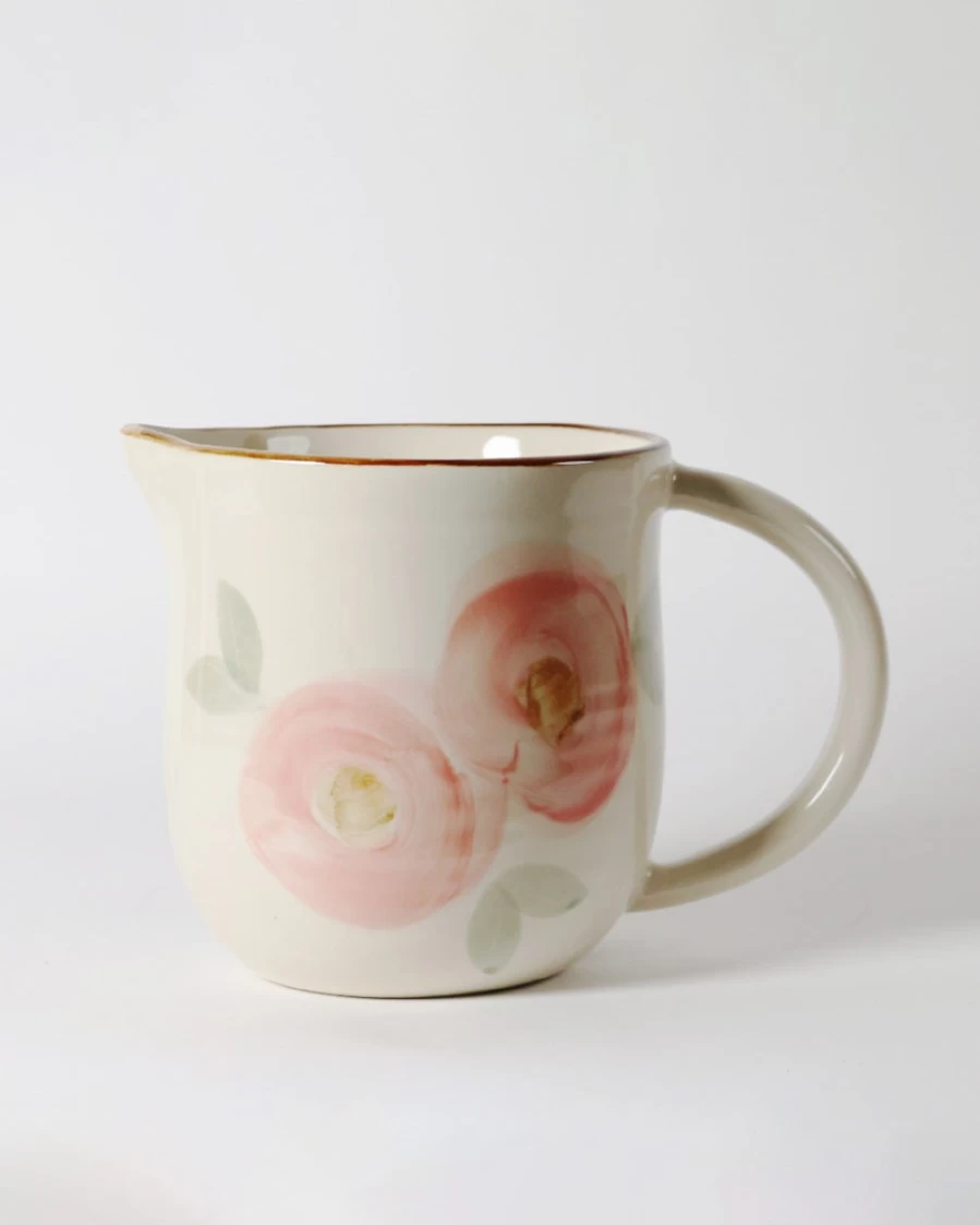 Robert Gordon Briar Jug - Handcrafted Orchard Blossom Design Ceramic Pitcher