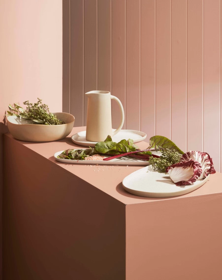 Robert Gordon White Speckle Long Platter - Table Of Plantry Serving Dish