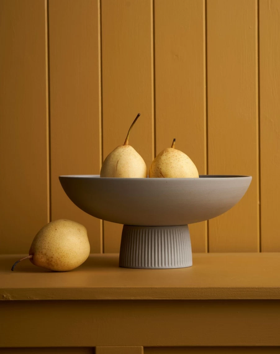 "Robert Gordon Poet's Dream Fruit Bowl in Cashmere – Elegant Ceramic Home Decor"