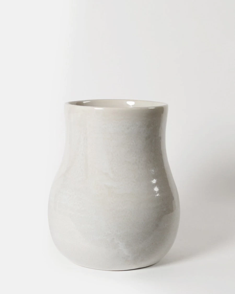 Robert Gordon Large Botanica Coastal Vase - Handcrafted Ceramic Home Decor