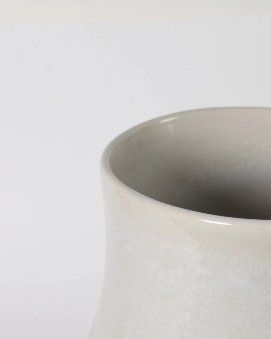Robert Gordon Large Botanica Coastal Vase - Handcrafted Ceramic Home Decor