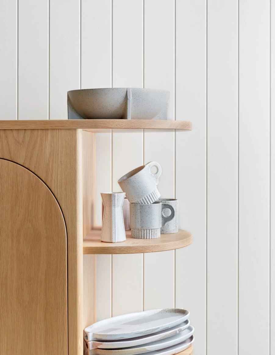 Robert Gordon White Mini Carafe - Elegant Ceramic Pourer for Wine & Water, Rga X Movida Collection