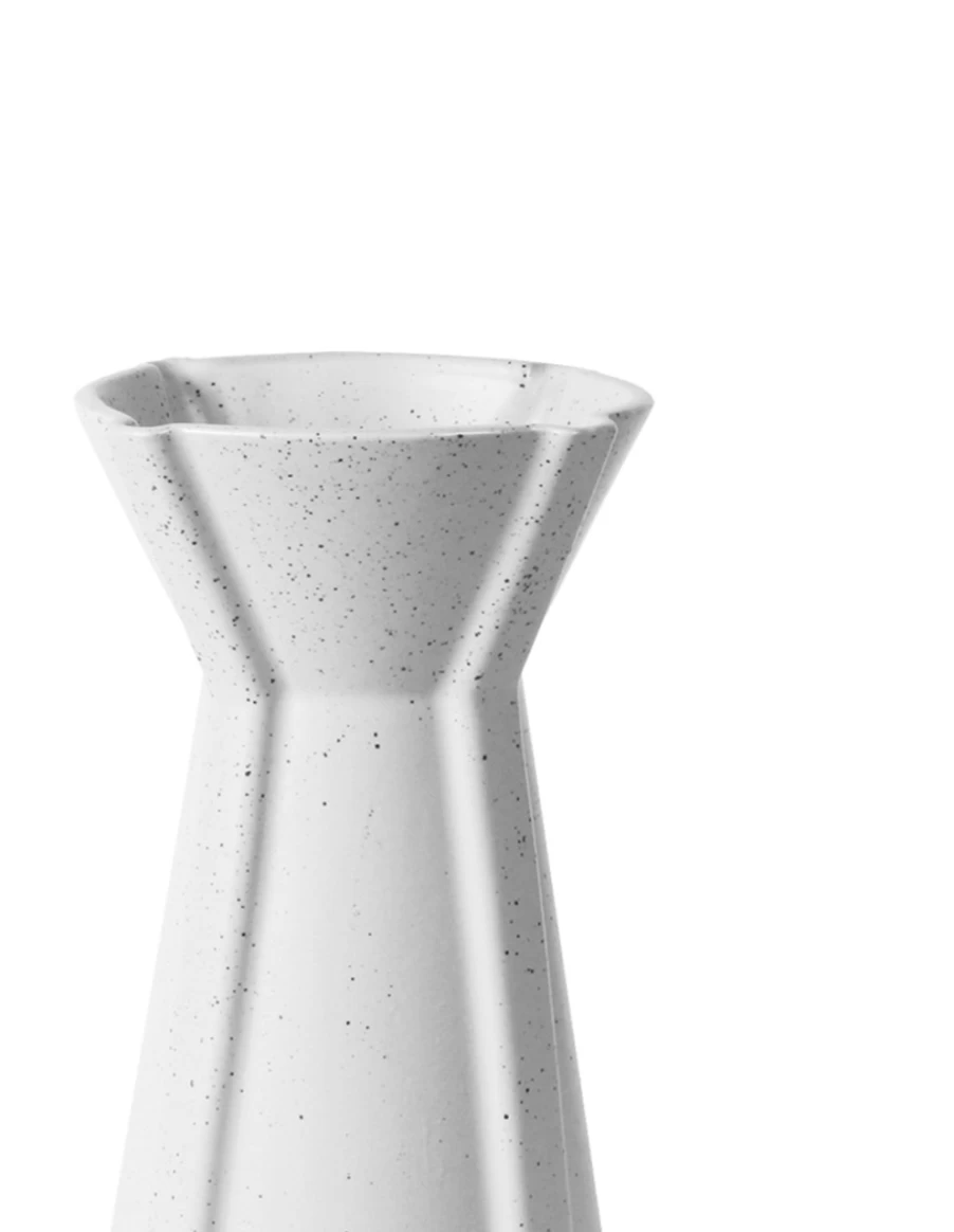 Robert Gordon White Mini Carafe - Elegant Ceramic Pourer for Wine & Water, Rga X Movida Collection