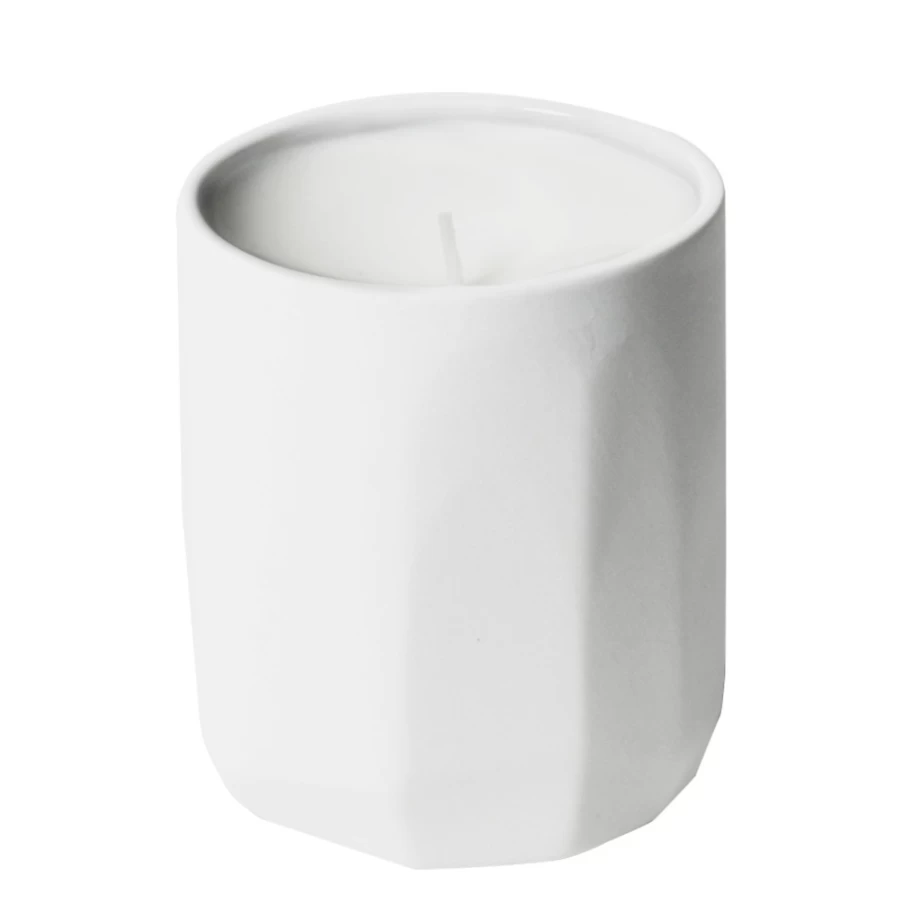 Robert Gordon White Tea Scented Hand-Carved Decorative Candle for Home Decor