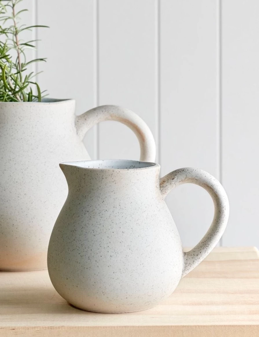 Robert Gordon Ceramic Small Jug - Handcrafted Garden to Table Pitcher for Fresh Harvest