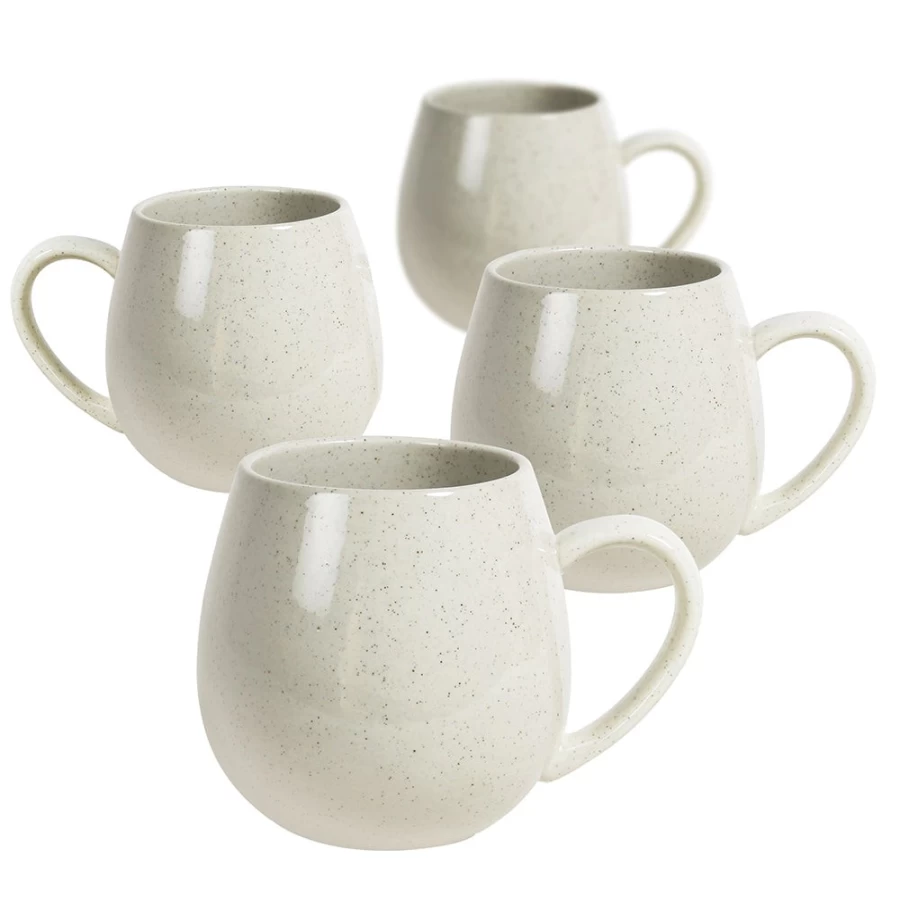 Robert Gordon Speckled White Hug Me Mugs - Ceramic Coffee Cup