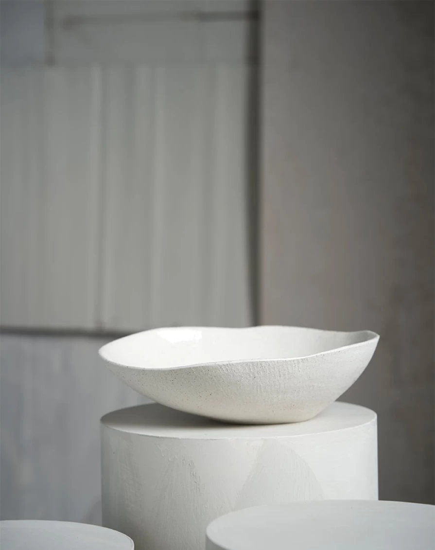 Robert Gordon Origin Solitude Bowl - Handcrafted Ceramic Serving Bowl for Modern Dining