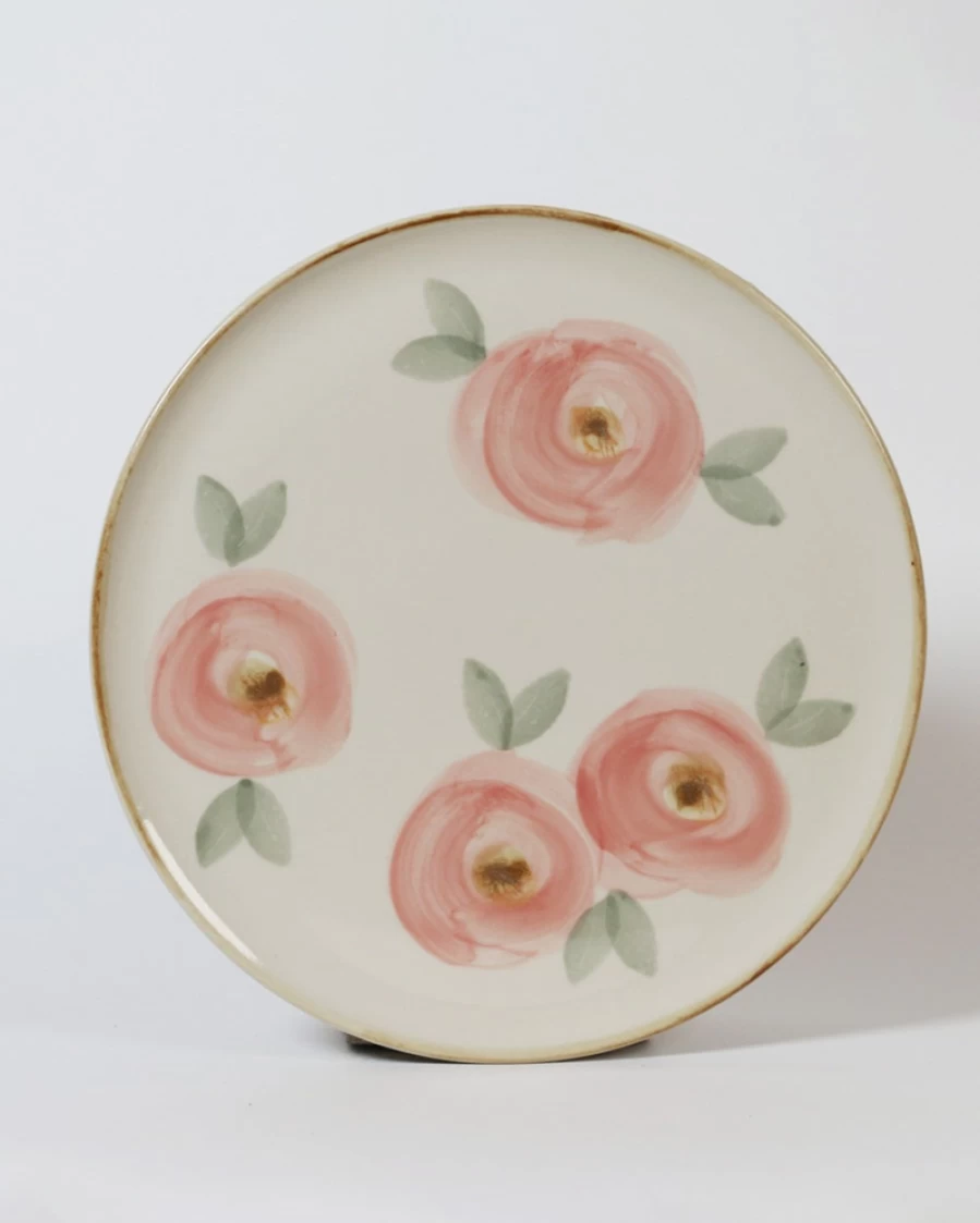 "Robert Gordon Canvas Dinner Plate - Orchard Blossom Design"