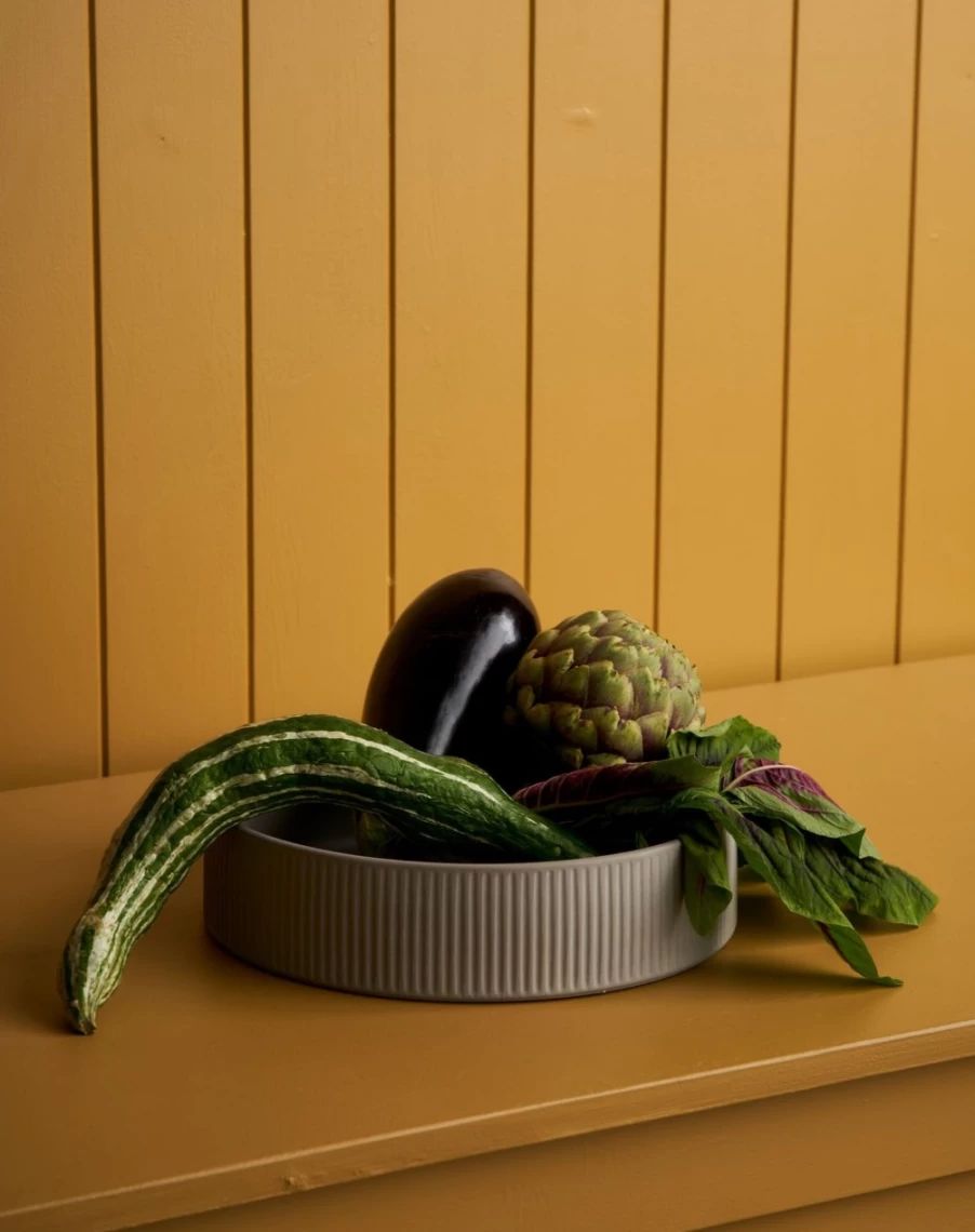 Robert Gordon Poet's Dream Cashmere Salad Bowl - Handcrafted Ceramic Serving Dish