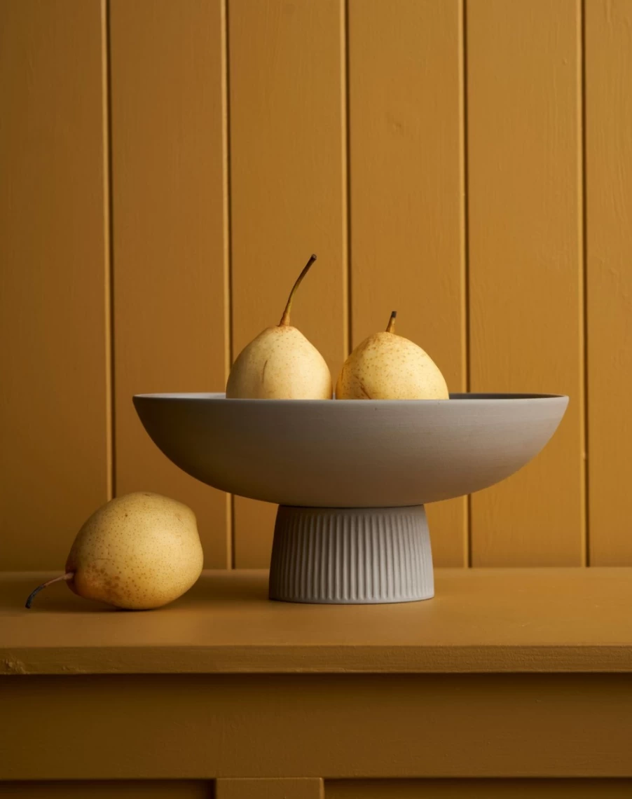 "Robert Gordon Poet's Dream Fruit Bowl in Cashmere – Elegant Ceramic Home Decor"