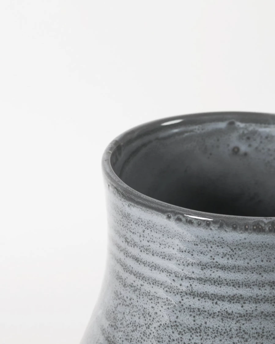 Robert Gordon Large Botanica Storm Vase - Handcrafted Ceramic Flower Vase for Modern Home Decor