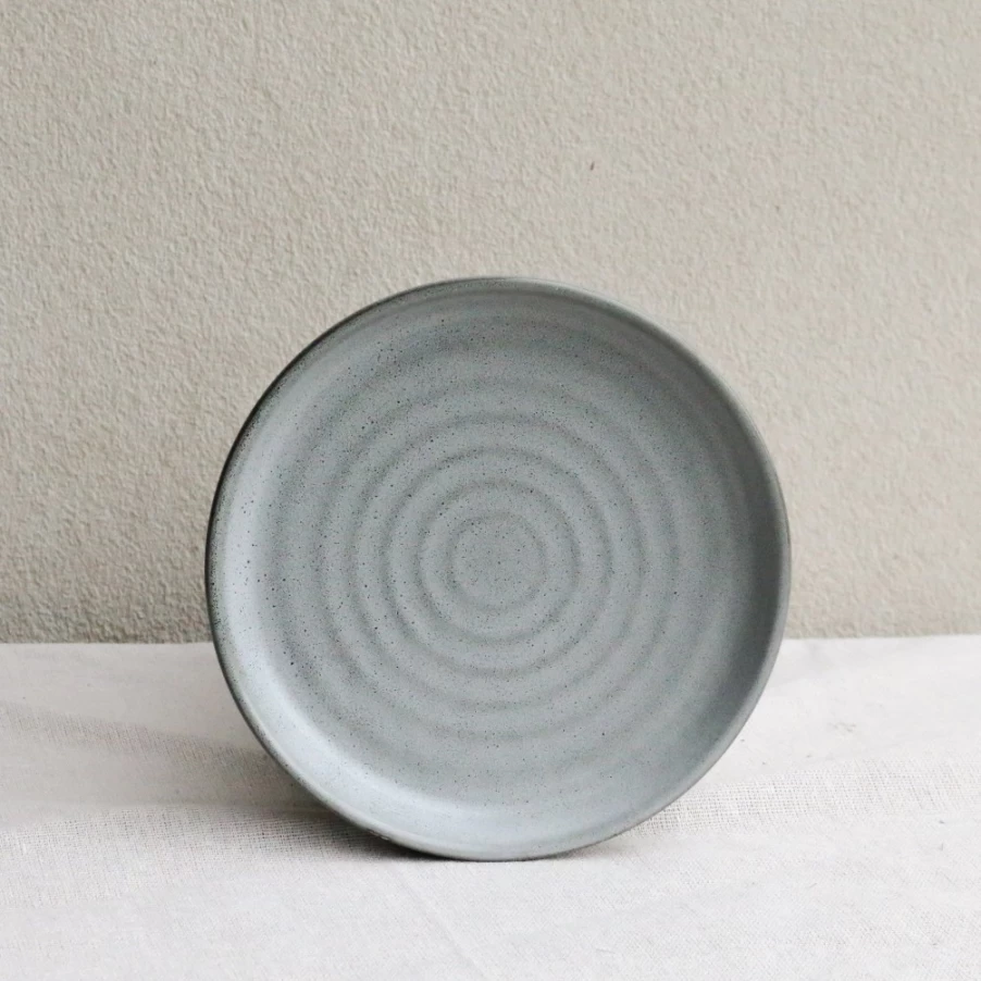 Robert Gordon 12-Piece Potters Collection Dinner Set in Grey Smoke - Stoneware Tableware
