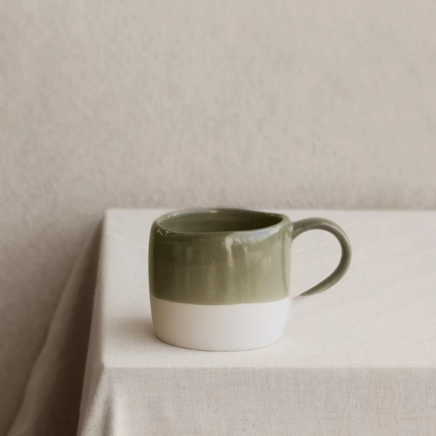 Robert Gordon Organic Olive Green Ceramic Mug – Eco-Friendly Coffee Cup