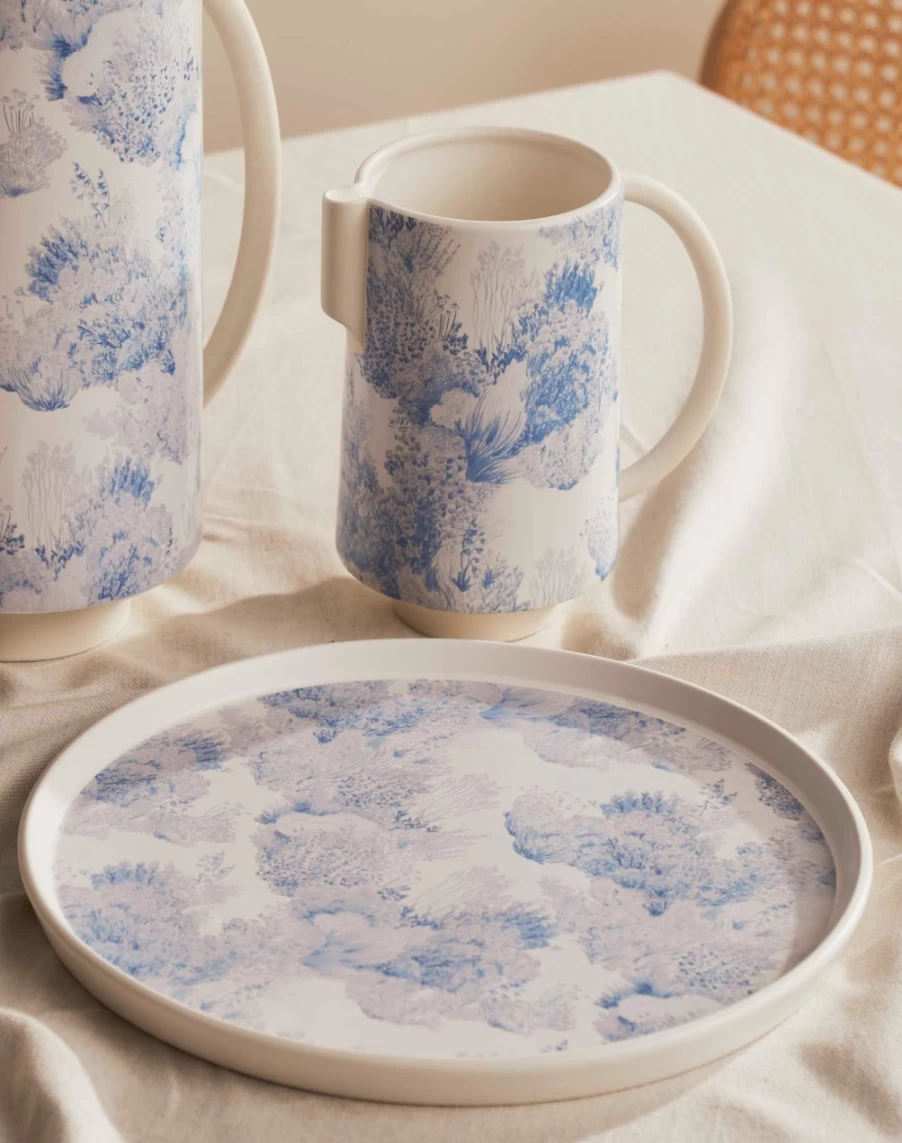 Robert Gordon Large Round Serving Platter - Early Hours Collection - Elegant Dinnerware for Entertaining