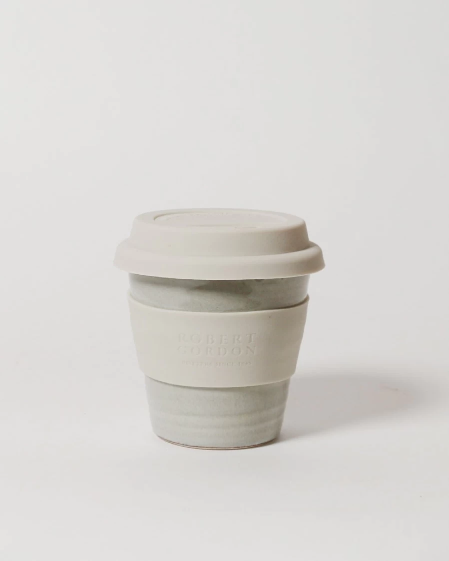 Robert Gordon Saltbush Carousel Cup - Small Ceramic Tea Cup with Floral Design