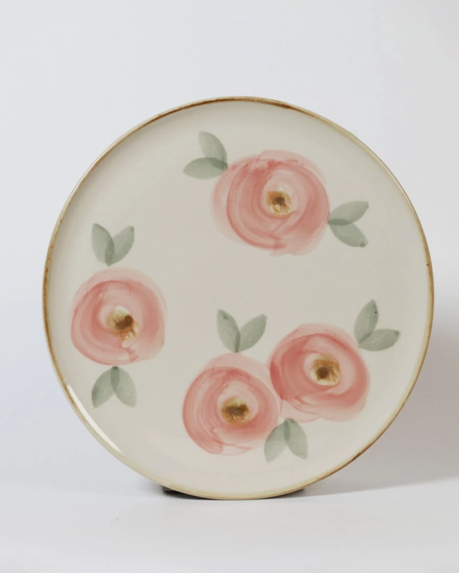 "Robert Gordon Canvas Dinner Plate - Orchard Blossom Design"