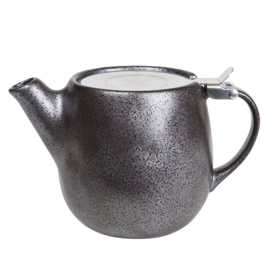Robert Gordon Earth Teapot - Handcrafted Ceramic Black Teapot for Tea Lovers