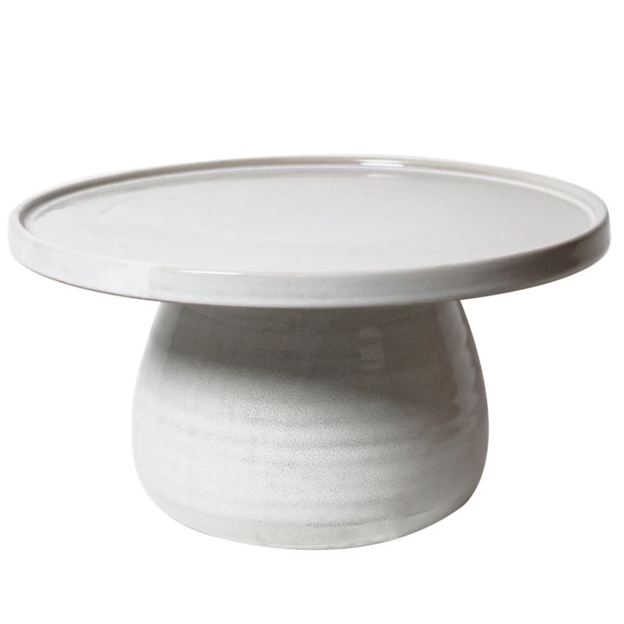 Robert Gordon Snow-Themed Ceramic Cake Stand for Elegant Dessert Display