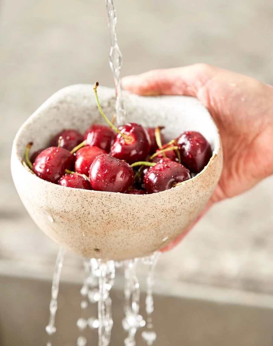 Robert Gordon Ceramic Berry Colander - Garden to Table Fresh Fruit Basket