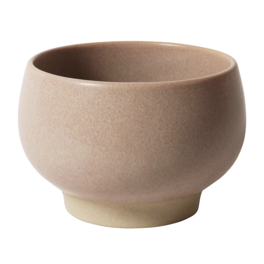Robert Gordon Ikebana Vase in Marle Blush - Handcrafted Ceramic Flower Vase for Modern Home Decor