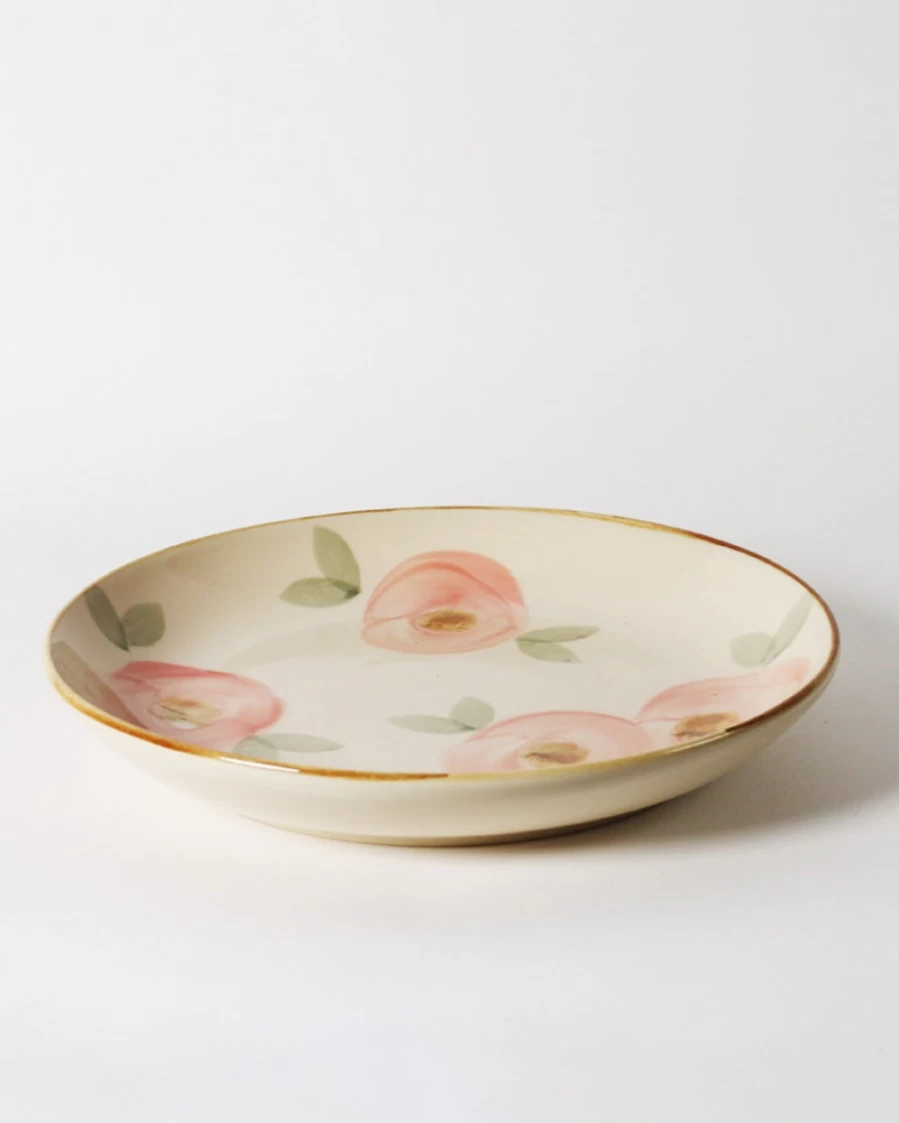 Robert Gordon Terra Serving Bowl - Orchard Blossom Ceramic Fruit Bowl
