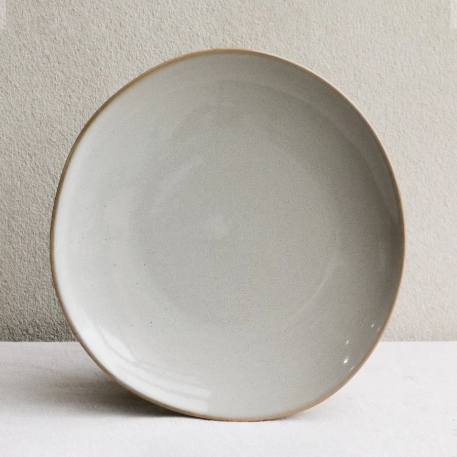 Robert Gordon 12-Piece Mason Dinner Set - Stoneware Plates & Bowls, Pier Collection