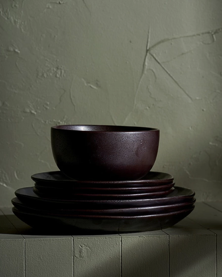 Robert Gordon Black Earth Noodle Bowls - Handcrafted Ceramic Dining Bowls