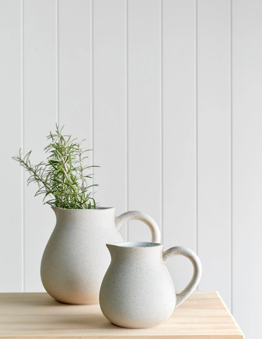 Robert Gordon Ceramic Small Jug - Handcrafted Garden to Table Pitcher for Fresh Harvest